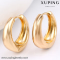 Pendiente de aro plateado oro de la manera 18K de la joyería 26933-Xuping con precio de la promoción